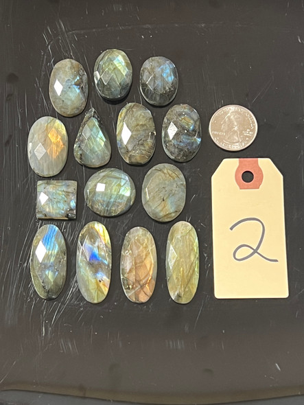 Labradorite, Faceted, Cabochons, Pick Lot You Like, 100 Grams