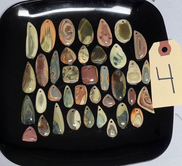 Jasper, Imperial, Pendants, Pick the Lot You Like, 100 Grams