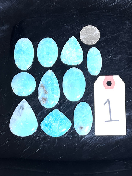 Hemimorphite, Side Drilled, Pick Lot You Like, 100 Grams