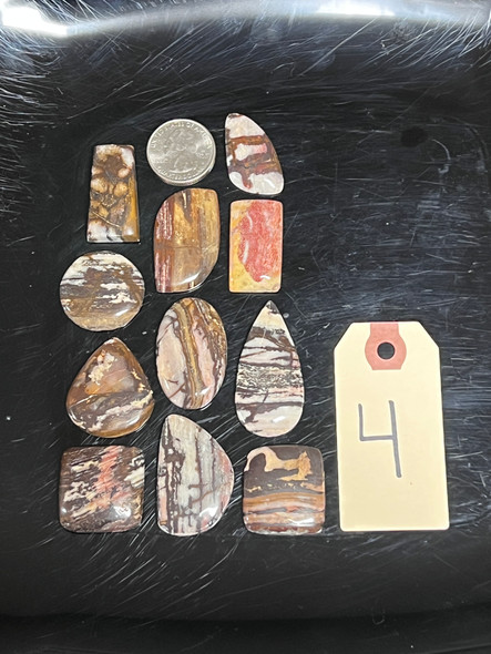 Jasper, Outback, Cabochons, Pick Lot You Like, 100 Grams