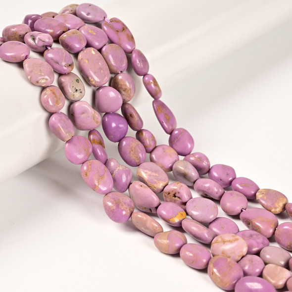 Phosphosiderite, Natural, Smooth, Nuggets, Varied Sizes, One 8-10mm Strand