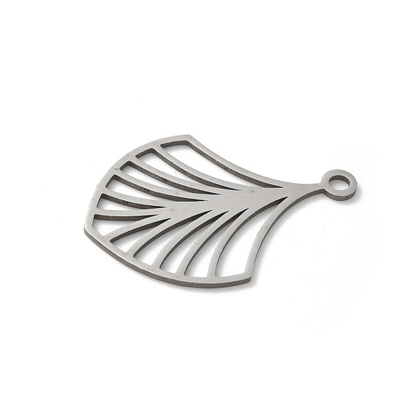 Stainless Steel, Cutout, Teardrop, 35x25mm, 2 PCS