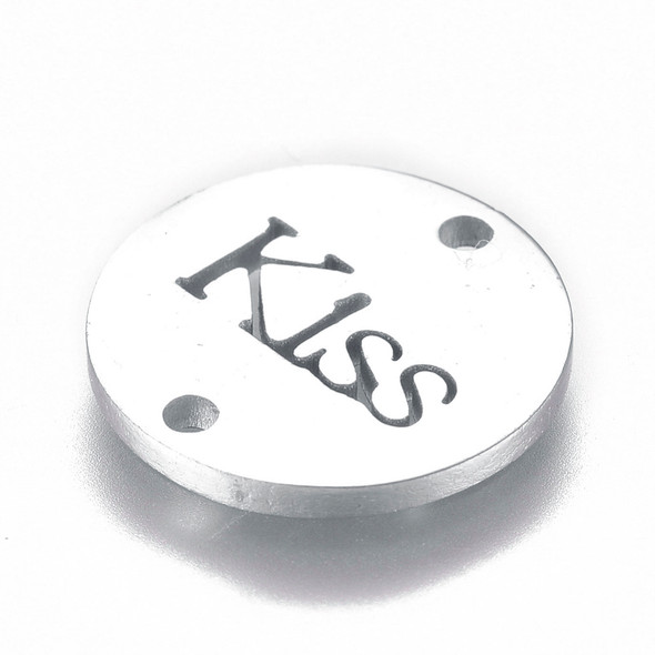 Stainless Steel, Cutout, Connector, 12mm, 5 PCS