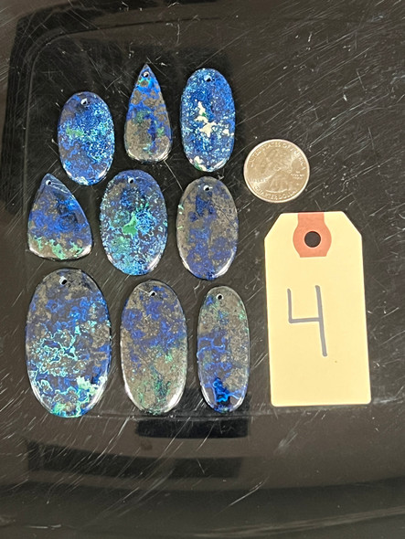Azurite & Malachite, Pendants, Pick Lot You Like, 100 Grams