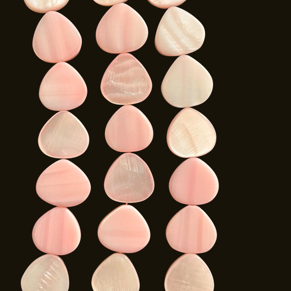 Shell, Smooth Drop, Pink, Dyed