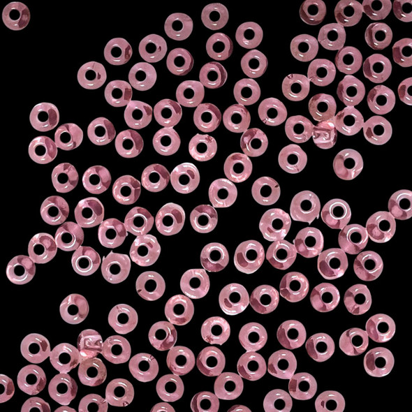 Seed Beads, 8/0 Czech, Round, Light Amethyst, 22 gram Tube