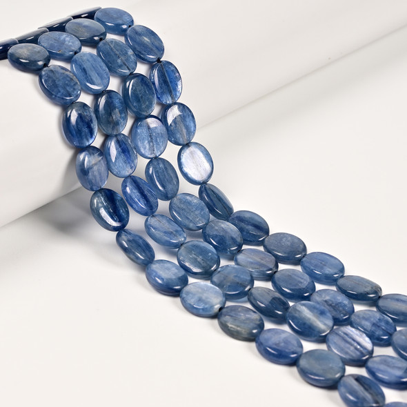 Kyanite, Blue, Stabilized, Smooth Oval, 10x12mm
