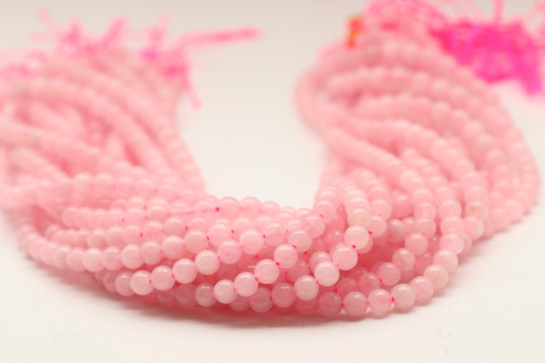 Quartz, Rose, Natural, Smooth Round