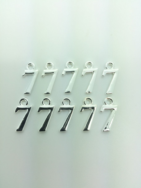 #7 Charm 9x16mm 10 PCS