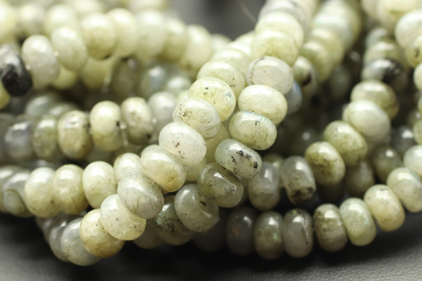 Labradorite, Smooth Rondelle, 8x5mm