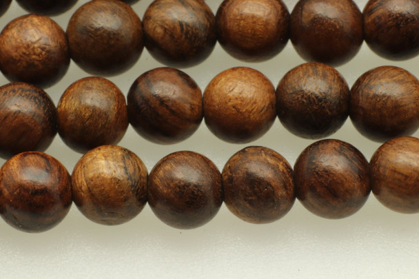 Wood, Natural, Smooth Round, 6mm