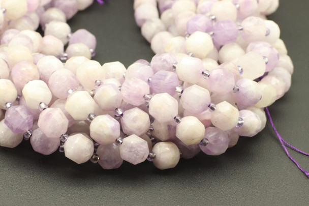 Lavender Jadeite, Natural, Faceted Off Round, 10mm