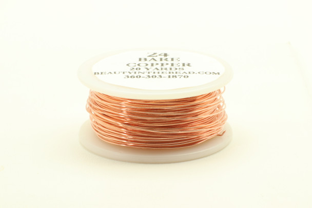 24 Gauge, Bare Copper, ParaWire, 20 Yards