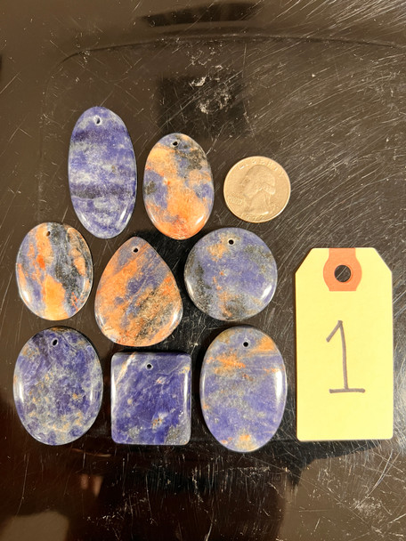 Sodalite, Pendants, Pick Lot You Like, 100 Grams