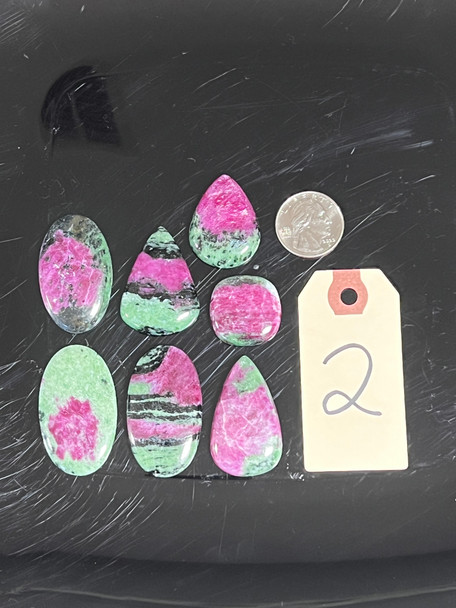 Ruby Zoisite, Cabochons