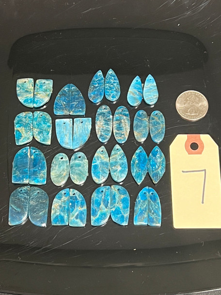 Apatite, Matched Pairs, Pendants