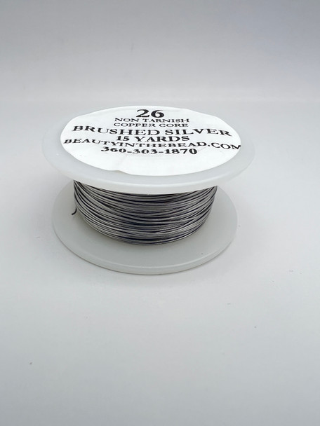 26 Gauge, Brushed Silver, ParaWire, 15 Yards