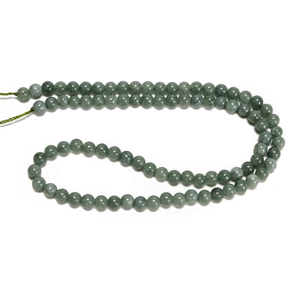 4mm Jadeite, Dyed, Smooth Round