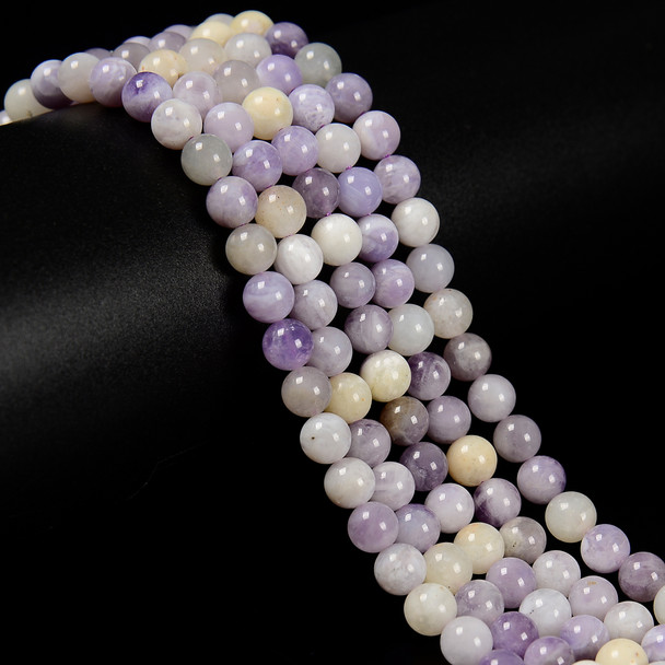 Opal, Purple, Natural, Smooth Round in sizes 6mm