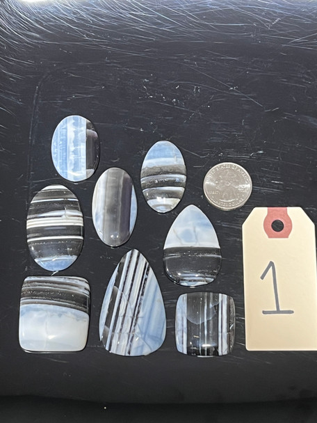 Blue Opal, Side Drilled