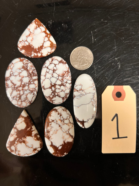 Magnesite, Wild Horse, Cabochons, Pick Lot You Like, 100 Grams