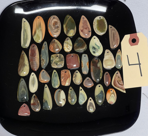 Jasper, Imperial, Pendants, Pick the Lot You Like, 100 Grams