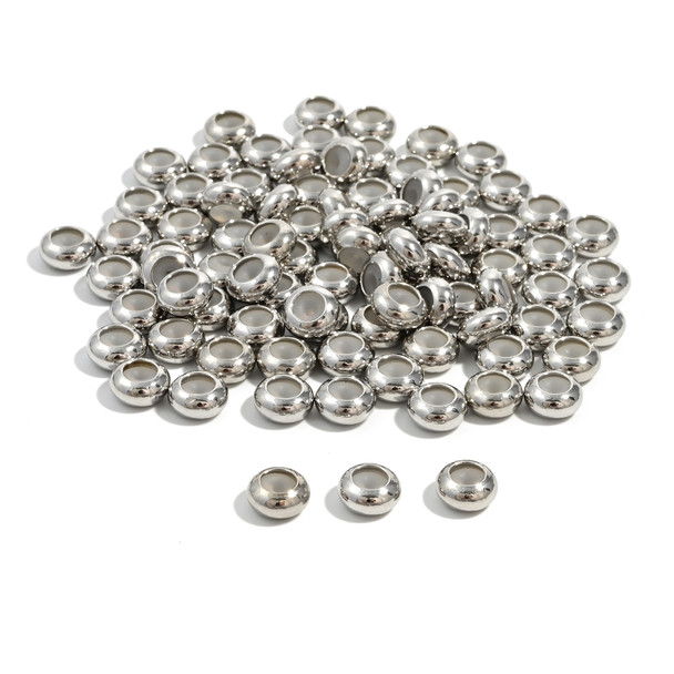 Slide Clasp, Antique Silver Plated, 8mm x 4mm, 100 Pieces