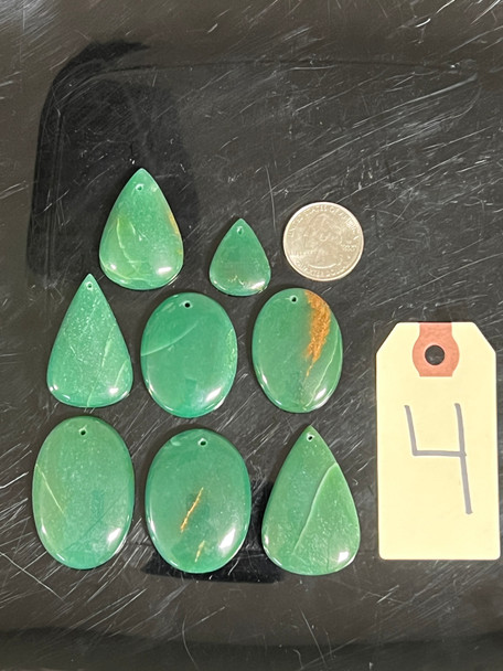 Jade, Nephrite, Pendants, Pick Lot You Like, 100 Grams