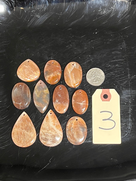 Sunstone, Pendants, Pick Lot You Like, 100 Grams