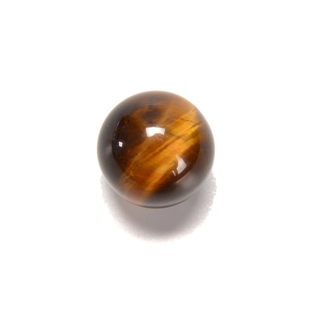 Sphere, Tiger Eye, Natural, Fit Round Cages, 16mm