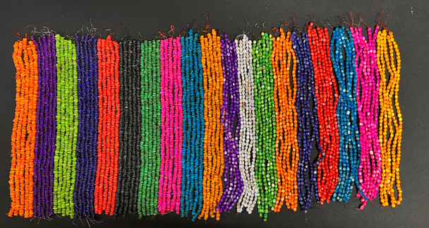 100 Strands of Freshwater Pearl Shell, Dyed, 5 to 6 strands each type