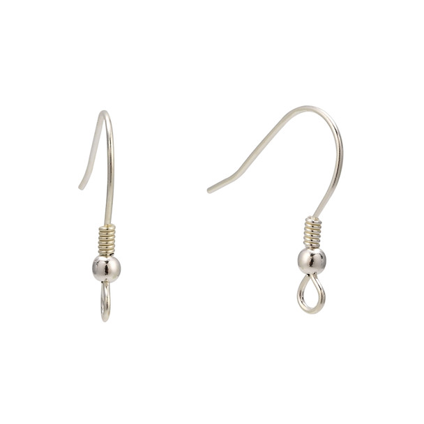 Ear Wires, 15mm, 23 gauge, Sterling Silver, 3 pairs