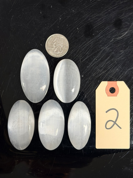 Selenite, Cabochons, Pick Lot You Like, 100 Grams
