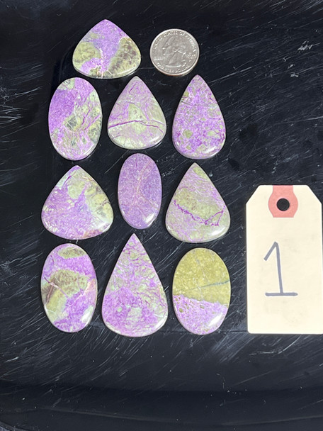 Stichtite, Stabilized, Side Drilled, Pick Lot You Like, 100 Grams