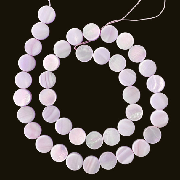 Shell, Purple, Dyed, One 10mm Strand