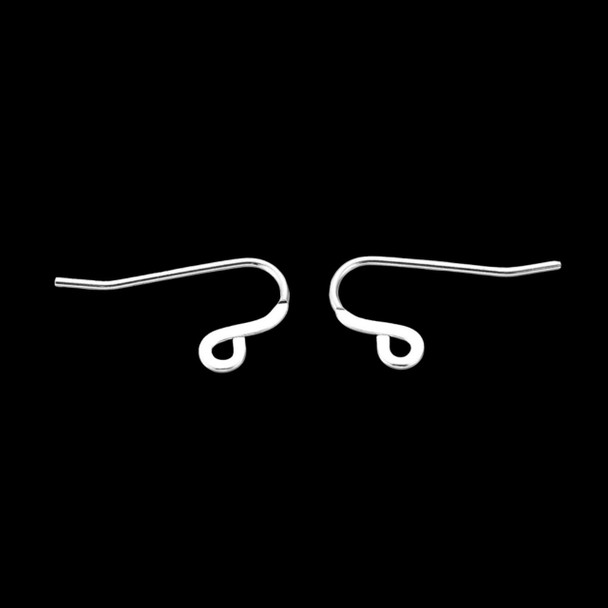 Ear Wires, 22mm, 19 gauge, Stainless Steel, 5 Pairs