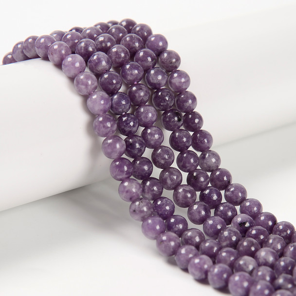 Lepidolite, Natural, 6mm