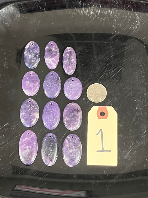 Lepidolite, Natural, Pendants, Pick Lot You Like, 100 Grams