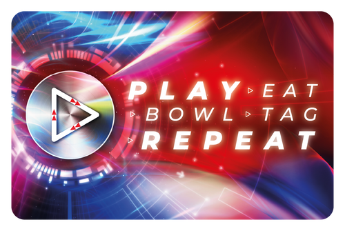 Made-To-Order, Dynamic Collection, RFID Tap & Swipe Designer Cards, Play Eat Bowl Tag Repeat 2