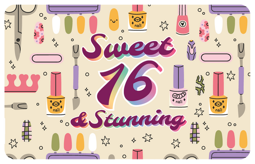 Made-To-Order Birthday Card, RFID Tap & Swipe Cards, Design 11