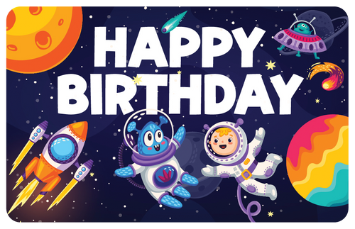 Made-To-Order Birthday Card, RFID Tap & Swipe Cards, Design 15