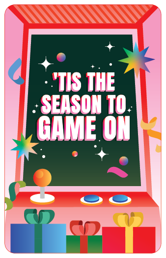 Made-To-Order, Holiday Card, Magstripe Swipe Cards, Design 1