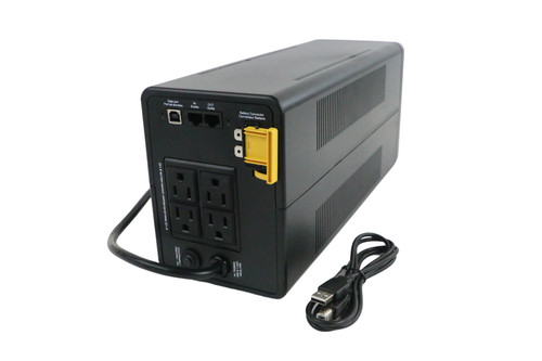 Kiosk, emONE UPS Backup 500VA 300W 6 Outlet (US)