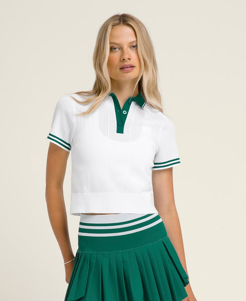 Wilson Women's Shrunken Essex Polo - Bright White
