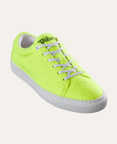 Wilson Men's Tennis Classic Felt Shoe - Safety Yellow/White/White