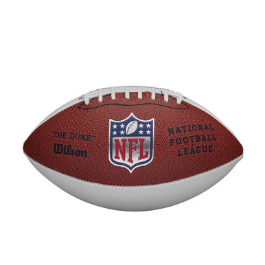 Wilson NFL Autograph Football - Brown/White