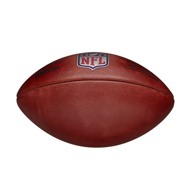 Wilson NFL Duke Football with Custom Text - Brown/White