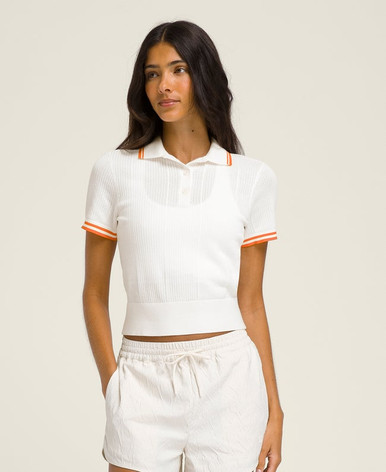 Wilson Women's Shrunken Essex Polo - Sandrift