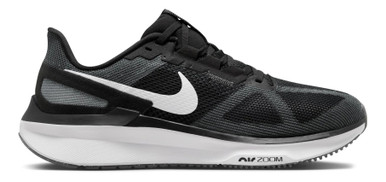 Nike Men's Air Zoom Structure 25 Running Shoe - Black/White