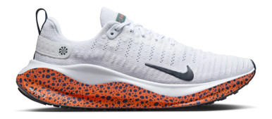 Nike Men's React Infinity Run Flyknit 4 OLY Running Shoe - White/Orange/Gray